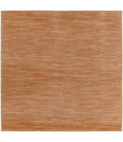 Nourison Home Nourison Essentials NRE01 Rust 5 ft. Square Area Rug