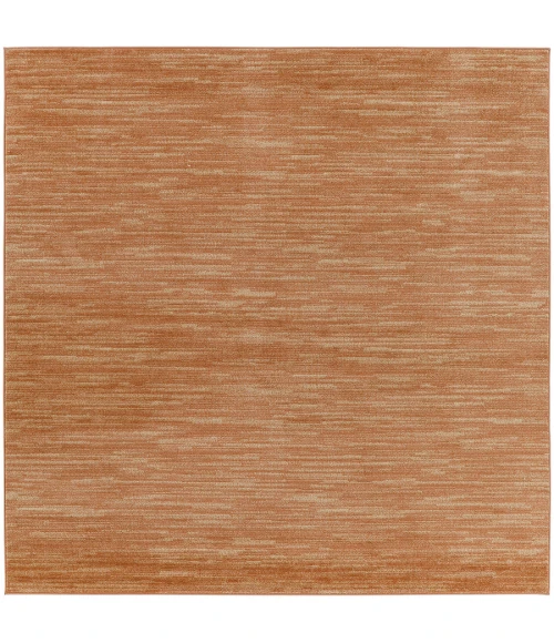Nourison Home Nourison Essentials Rust NRE01 5 ft. Square Rug