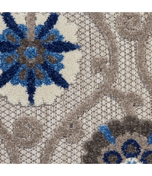 Nourison Aloha Area Rug ALH19 Grey/Blue