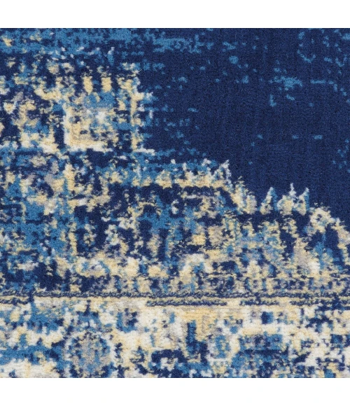 Nourison Grafix Area Rug GRF14-Navy Blue