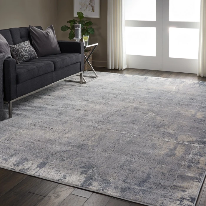 Nourison Rustic Textures Area Rug RUS06-Grey/Beige