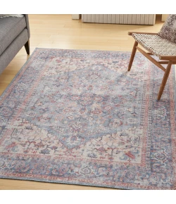 Nourison Home New Concept Washables SR104 Blue Multicolor 6 ft. X 9 ft. Area Rug