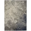 Nourison Home Passion PSN10 Charcoal Ivory 5 ft. 3 in. X 7 ft. 3 in. Area Rug