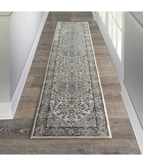 Nourison Quarry Area Rug QUA05 Ivory/Grey