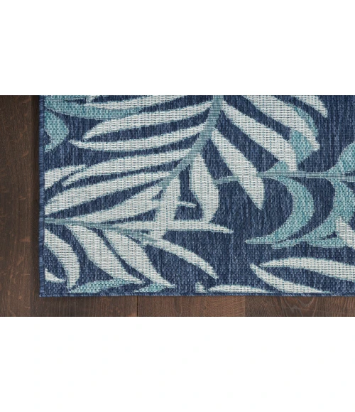 Nourison Garden Oasis Navy GOA01 6 ft. X 9 ft. Rectangle Rug