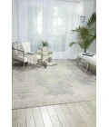 Nourison Silk Shadows Ivory Silver SHA14 4 ft. X 6 ft. Rect. Rug
