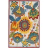 Nourison Home Aloha ALH25 Multicolor 6 ft. X 9 ft. Area Rug