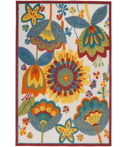 Nourison Home Aloha ALH25 Multicolor 6 ft. X 9 ft. Area Rug