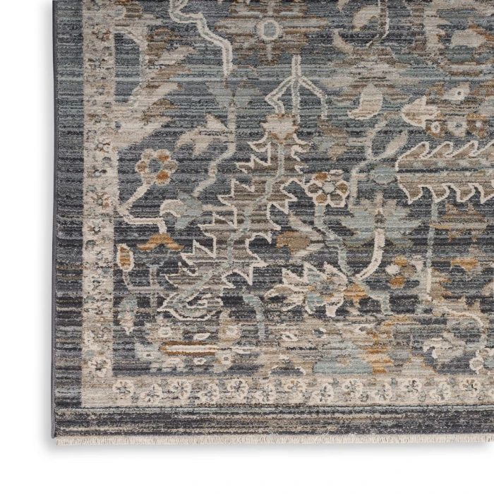 Nourison Lynx Navy Multicolor LNX02 3 ft. X 5 ft. Rect. Rug