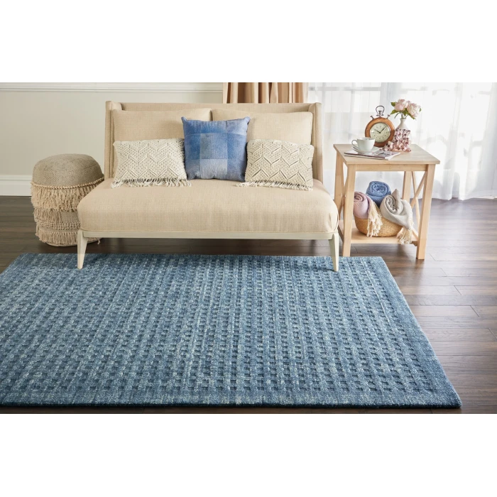 Nourison Marana Navy MNN01 5 ft. X 8 ft. Rect. Rug