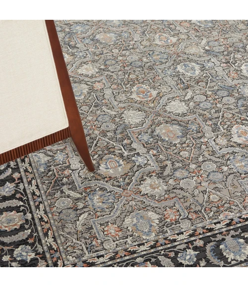 Nourison Starry Nights Area Rug STN10 Grey/Navy 8'6" x 11'6"