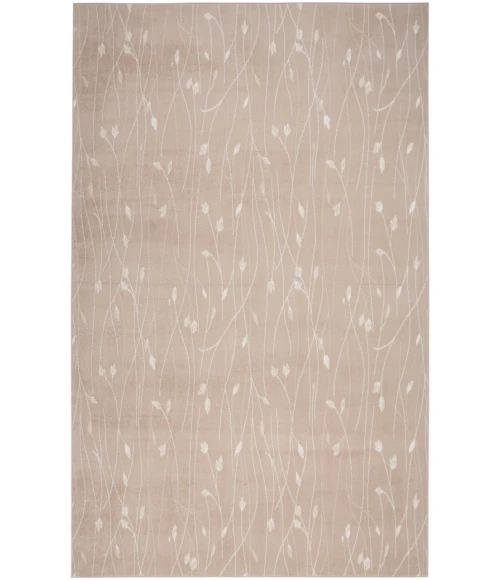 Nourison Grafix Beige GRF15 7 ft. 10 in. X 9 ft. 10 in. Rectangle Rug