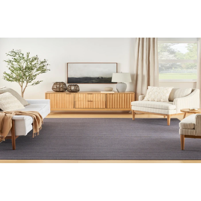 Nourison Washable Essentials Navy WAE01 9 ft. 2 in. X 12 ft. Rectangle Rug