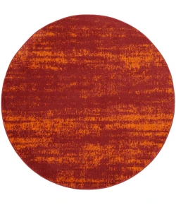 Nourison Home Nourison Essentials NRE03 Red 8 ft. Round Area Rug