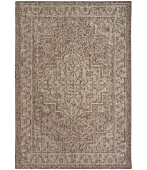 Nourison Tulum Brown TLM05 6 ft. X 9 ft. Rect. Rug