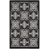 Nourison Home Aloha ALH34 Black White 2 ft. 8 in. X 4 ft. Area Rug