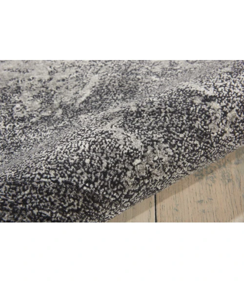 Nourison Silk Shadows Graphite SHA14 4 ft. X 6 ft. Rect. Rug