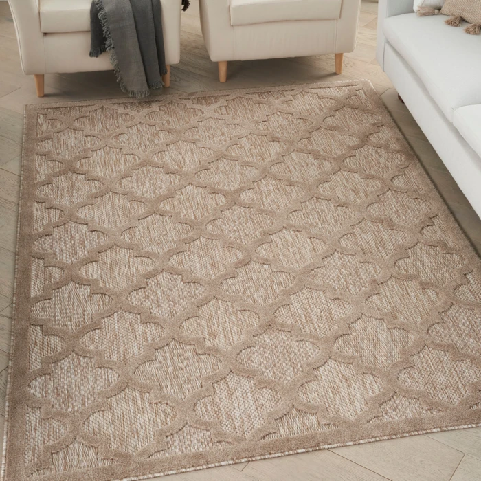 Nourison Easy Care Area Rug NES01 Natural Beige