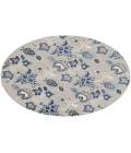 Nourison Aloha Blue Grey ALH31 7’10” Round Rug