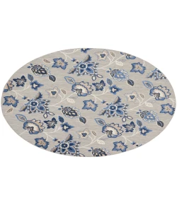 Nourison Home Aloha ALH31 Blue Grey 7 ft. 10 in. Round Area Rug
