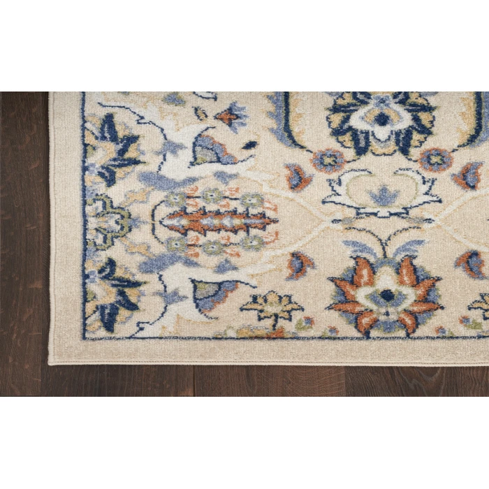 Nourison Allur Beige ALR03 2 ft. 3 in. X 7 ft. 6 in. Rectangle Rug