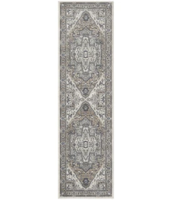 Nourison Home Quarry QUA18 Ivory Taupe 2 ft. 2 in. X 10 ft. Area Rug