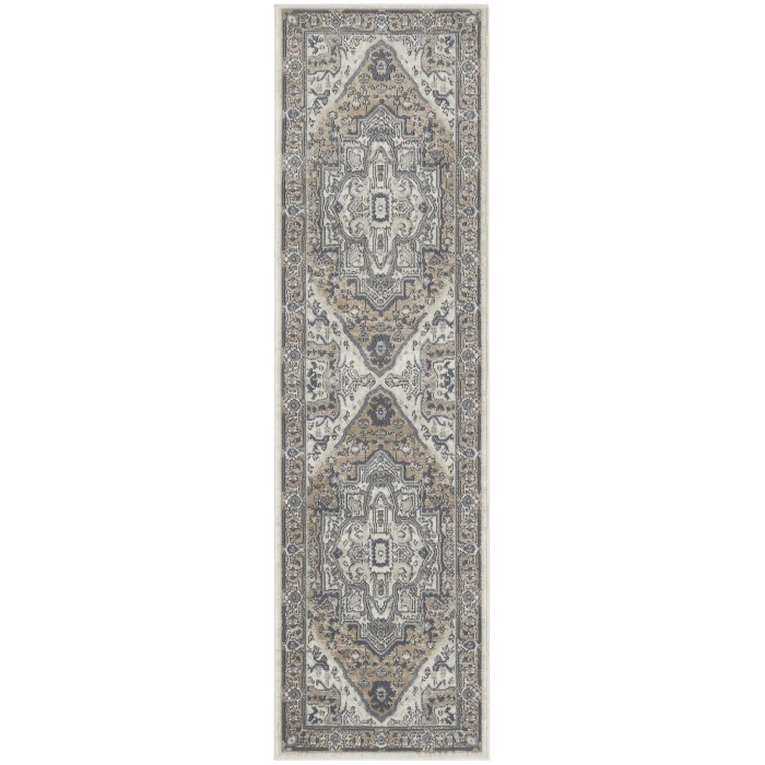 Nourison Quarry Ivory Taupe QUA18 10 ft. Rect. Rug