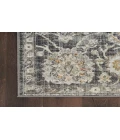 Nourison Oushak Home Charcoal OUS01 5 ft. 5 in. X 7 ft. 3 in. Rectangle Rug
