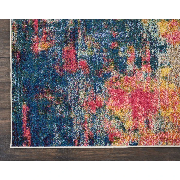 Nourison Celestial Area Rug CES09-Blue/Yellow