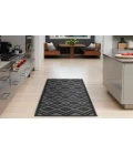 Nourison Versatile Charcoal Black NRV01 2 ft. X 6 ft. Rectangle Rug