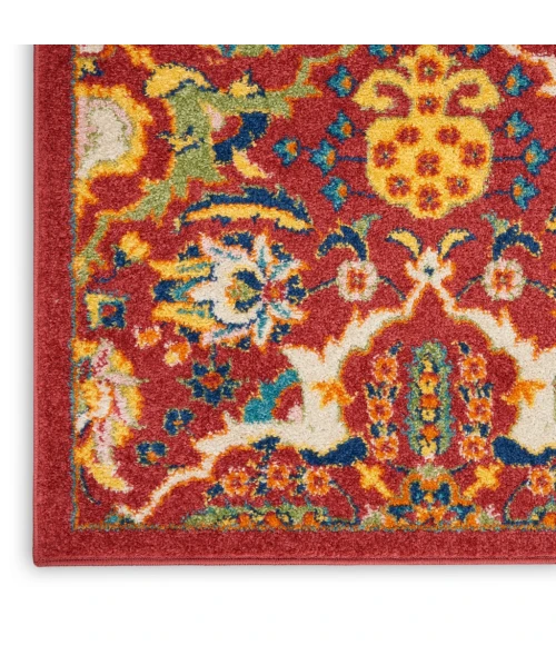 Nourison Allur Area Rug ALR03-Red Multicolor