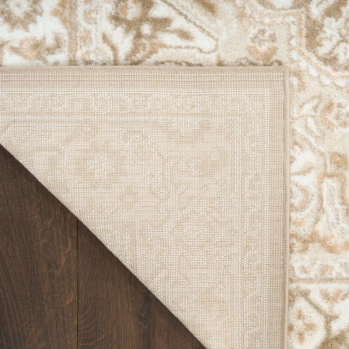 Nourison Dekor Taupe Ivory DEK08 5 ft. 3 in. X 7 ft. Rect. Rug