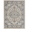 Nourison Home Quarry QUA05 Ivory Blue 5 ft. 3 in. X 7 ft. 3 in. Area Rug