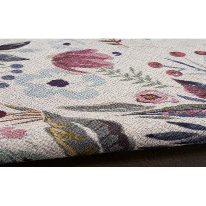 Nourison Nourison Washables Ivory Pink NWB01 5 ft. 2 in. X 7 ft. Rectangle Rug