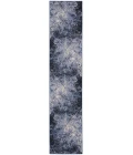 Nourison Passion Area Rug PSN10 Light Blue Black