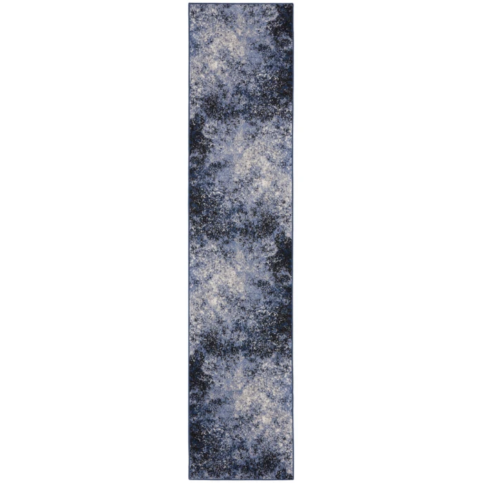 Nourison Passion Area Rug PSN10 Light Blue Black