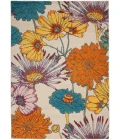 Nourison Allur Area Rug ALR06-Ivory Multicolor