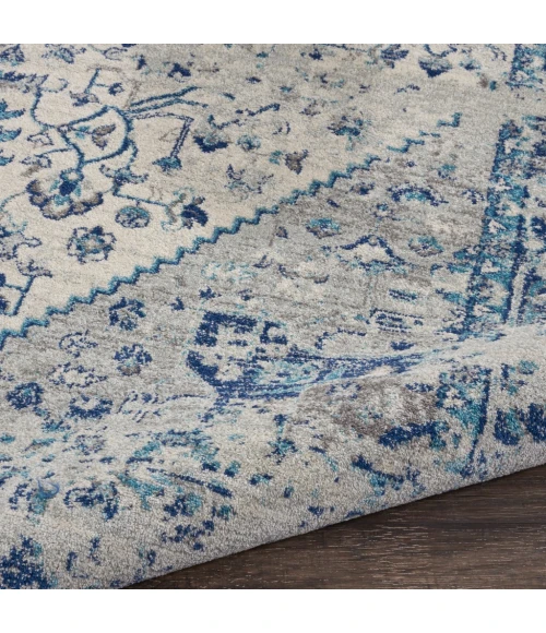 Nourison Tranquil Area Rug TRA06-Ivory/Light Blue