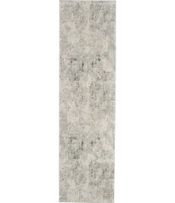 Nourison Home Rustic Textures RUS07 Grey Beige 2 ft. 2 in. X 7 ft. 6 in. Area Rug