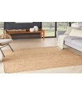 Nourison Natural Jute Natural NJT01 4 ft. Square Rug