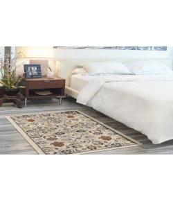 Nourison Home Allur ALR03 Beige 3 ft. X 5 ft. Area Rug