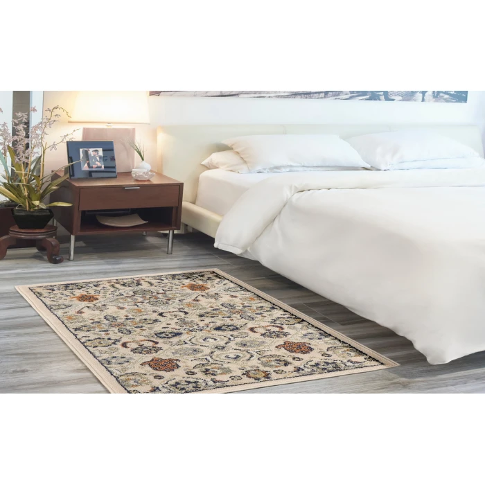 Nourison Allur Beige ALR03 3 ft. X 5 ft. Rectangle Rug
