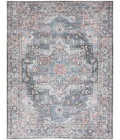 Nicole Curtis Machine Washable Series 1 Area Rug SR101 Blue 8' x 10'