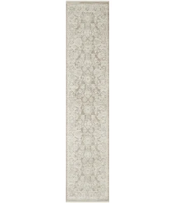 Nourison Home Shadows SHW03 Ivory Mocha 2 ft. 2 in. X 12 ft. Area Rug