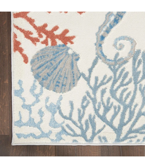 Nourison Seaside Area Rug SDS03 Ivory/Multi