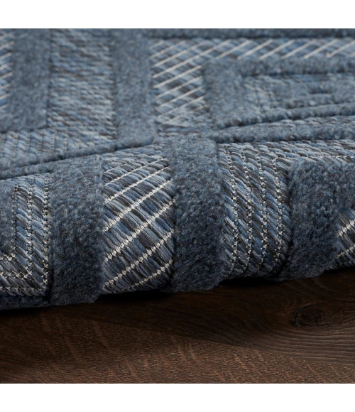 Nourison Versatile Area Rug NRV01 Navy Blue