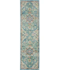 Nourison Passion Runner Area Rug PSN25-Ivory/Light Blue