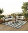 Nourison Positano Charcoal POS04 12ft. x 15ft. Rect. Rug