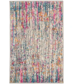 Nourison Home Passion PSN09 Ivory Multicolor 1 ft. 10 in. X 2 ft. 10 in. Area Rug