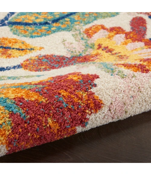 Nourison Allur Area Rug ALR09-Ivory Multicolor